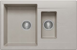 Мойка кухонная Polygran BRIG-770 серый 621398